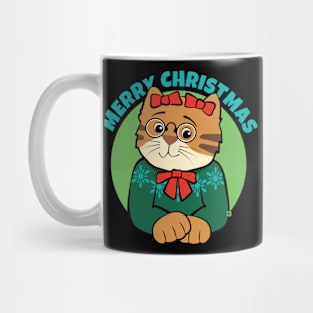 Merry Christmas Sweater Cat Mug